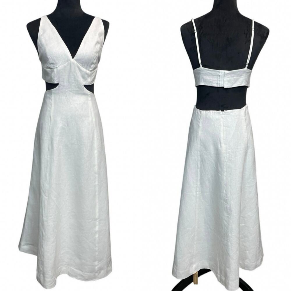 Reformation Samara White Dress
